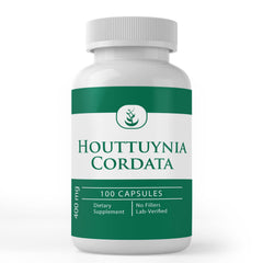 Pure Original Ingredients Houttuynia Cordata capsules on bottle show purity for daily wellness