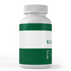 Clear bottle of Kudzu Root capsules demonstrates a clean label and easy dosing.