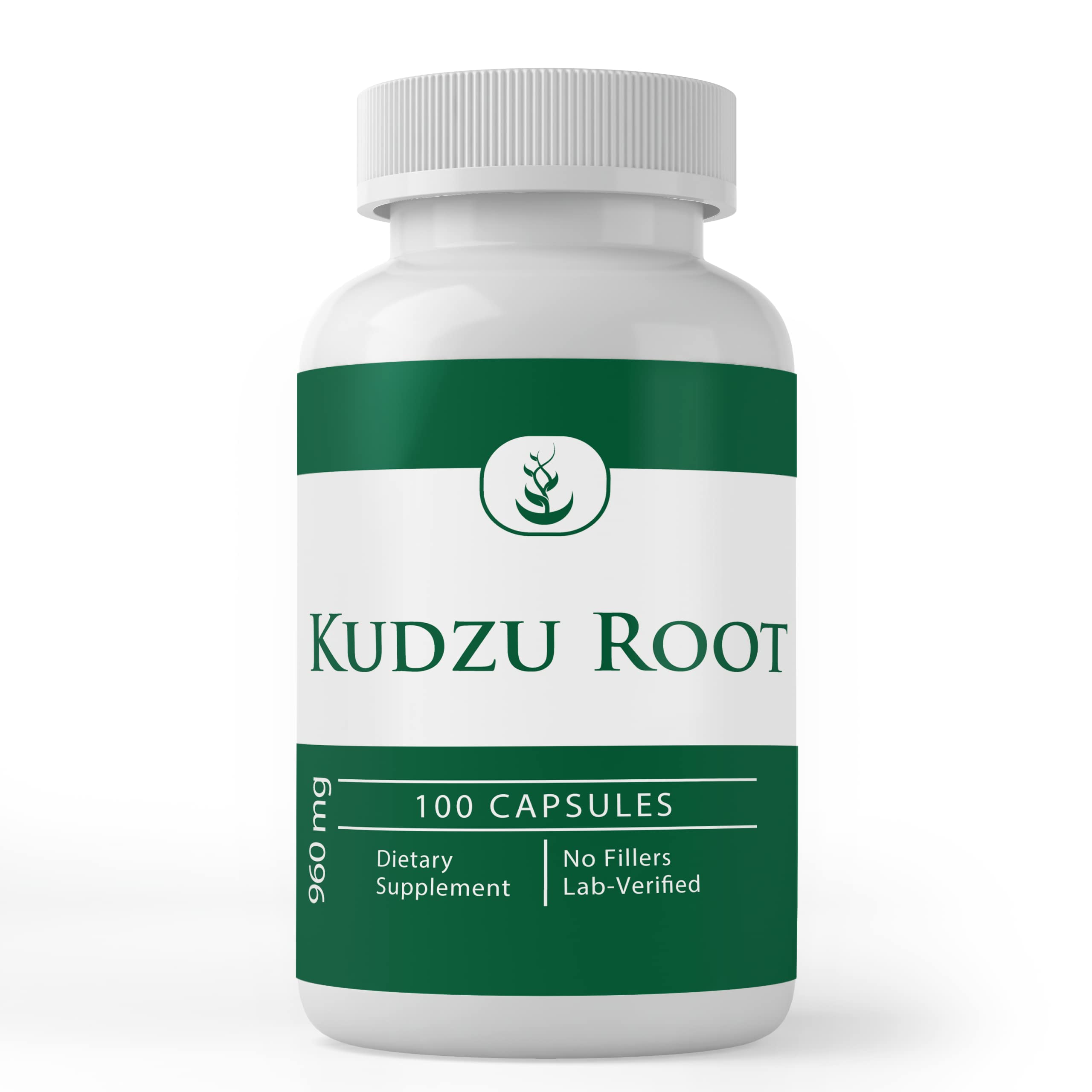 Pure Original Ingredients Kudzu Root capsules on white background highlight a pure, additive-free supplement.