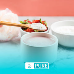 Label emphasizes natural, unflavored, single-ingredient formula.
