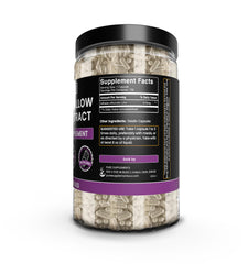 Pouring Pure Original Ingredients Marshmallow Root capsules for convenient daily intake