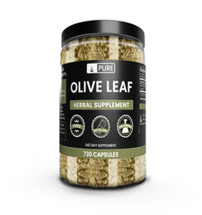 Pure Original Ingredients Olive Leaf capsules in a bottle for daily natural support