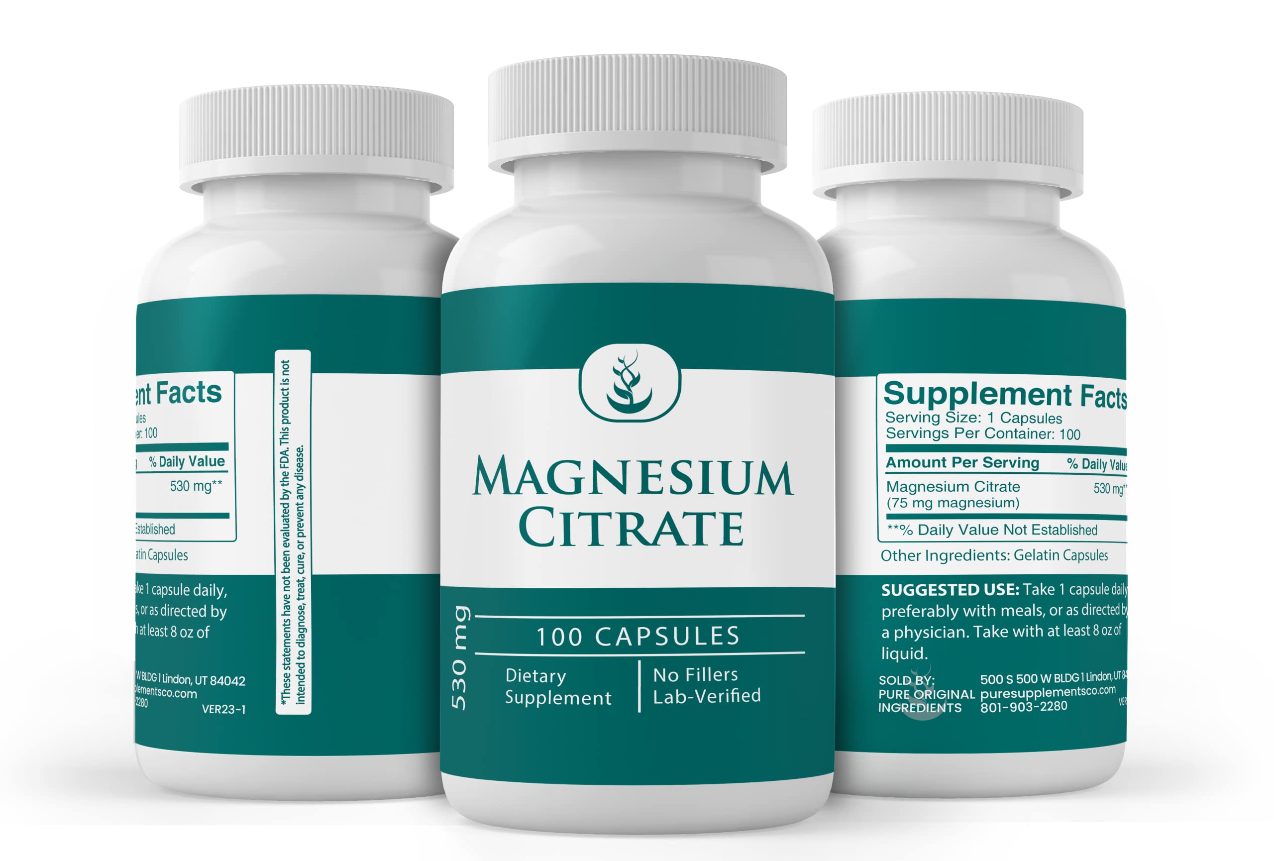 Pure Original Ingredients packaging from Utah, USA