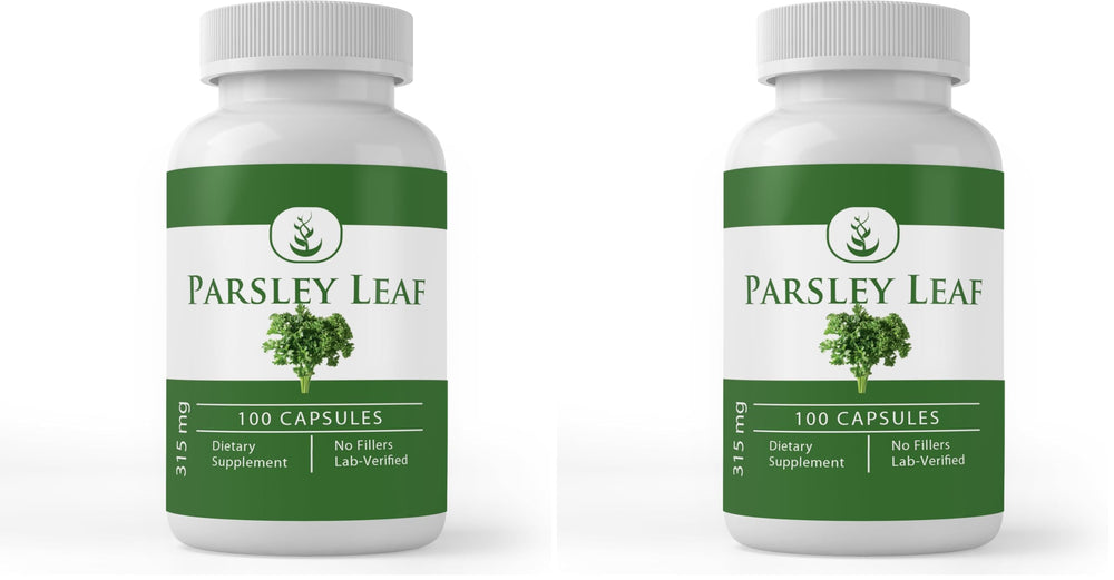 Pure Original Ingredients Parsley capsules bottle front, clean additive-free design for everyday use
