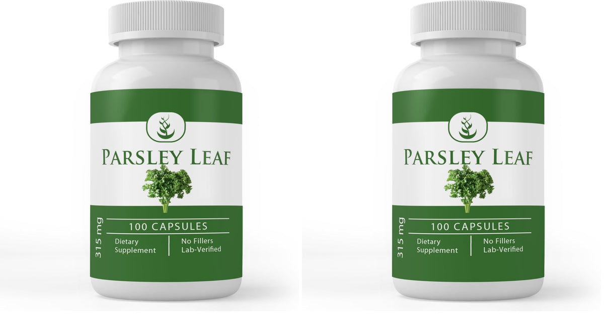 Pure Original Ingredients Parsley capsules bottle front, clean additive-free design for everyday use