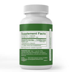 Pure Original Ingredients Parsley capsules close-up, single-ingredient formula for simple supplementation