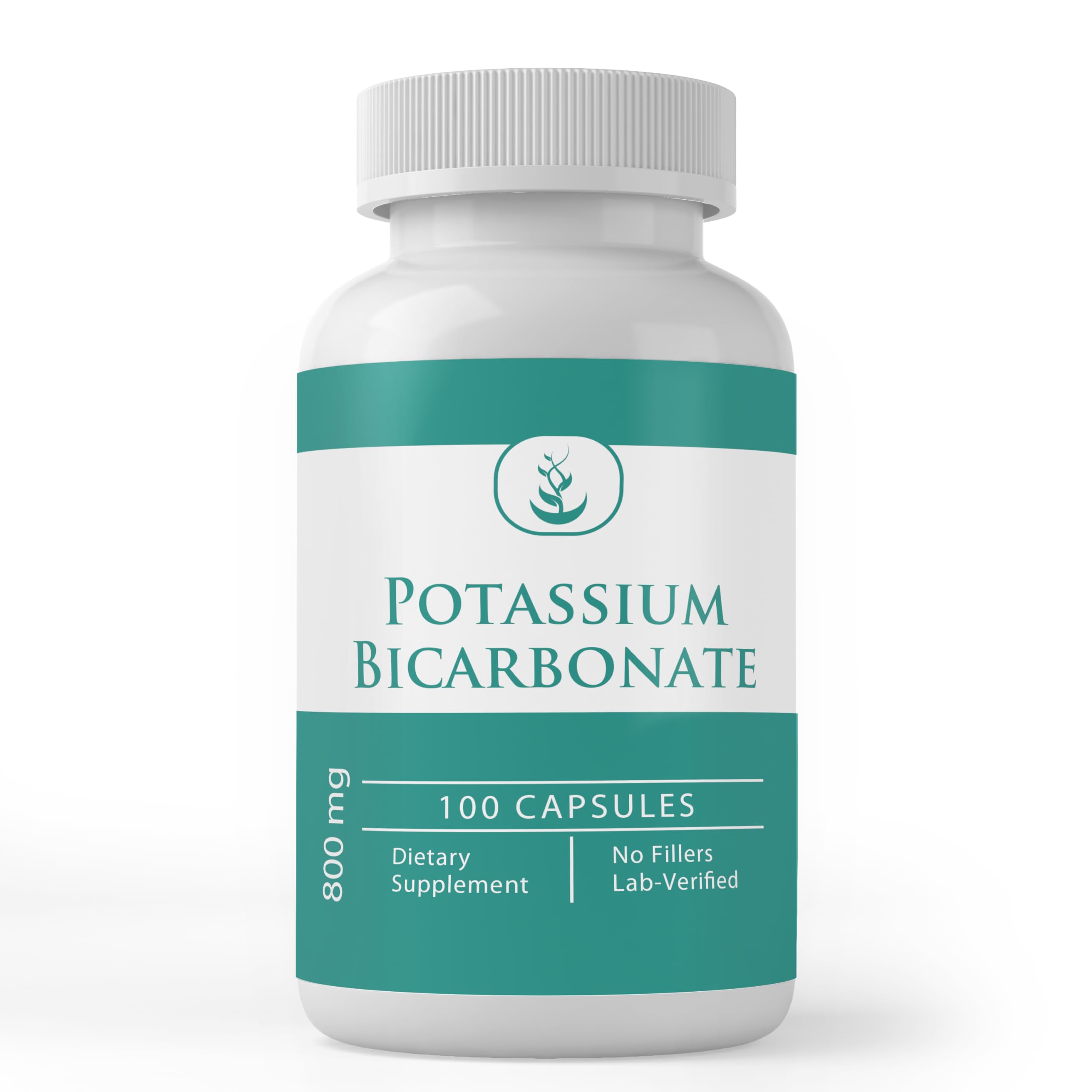 Pure Original Ingredients Potassium Bicarbonate capsules bottle, pure and convenient daily use.