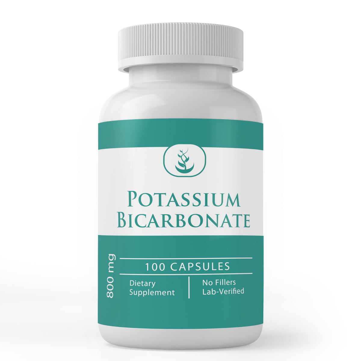 Pure Original Ingredients Potassium Bicarbonate capsules bottle, pure and convenient daily use.
