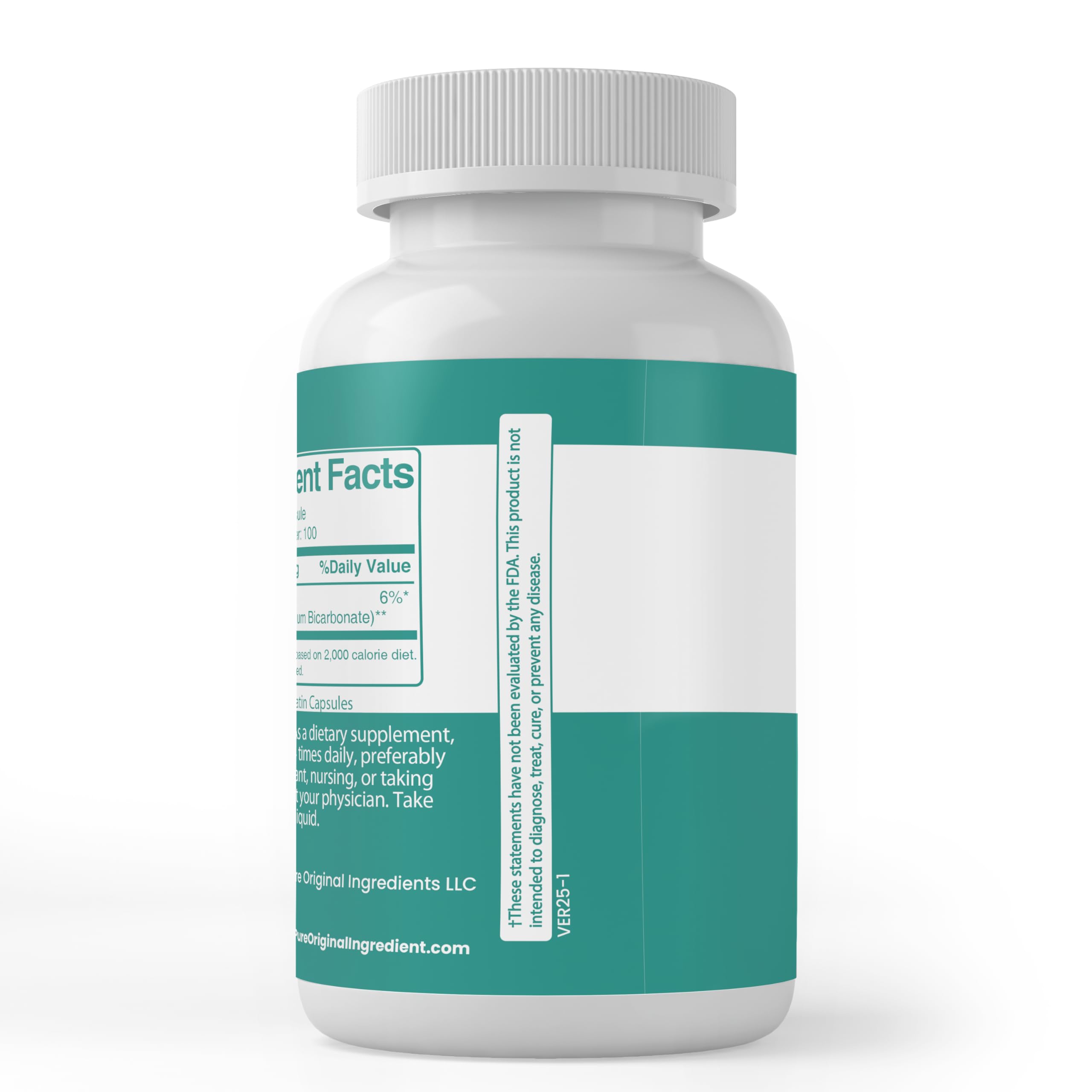 Pure Original Ingredients label view highlights Utah packaging and purity commitment.