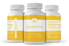 Label detail of Pure Original Ingredients Quercetin underscores Utah-made packaging