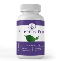 Pure Original Ingredients Slippery Elm capsules bottle for a pure daily supplement.