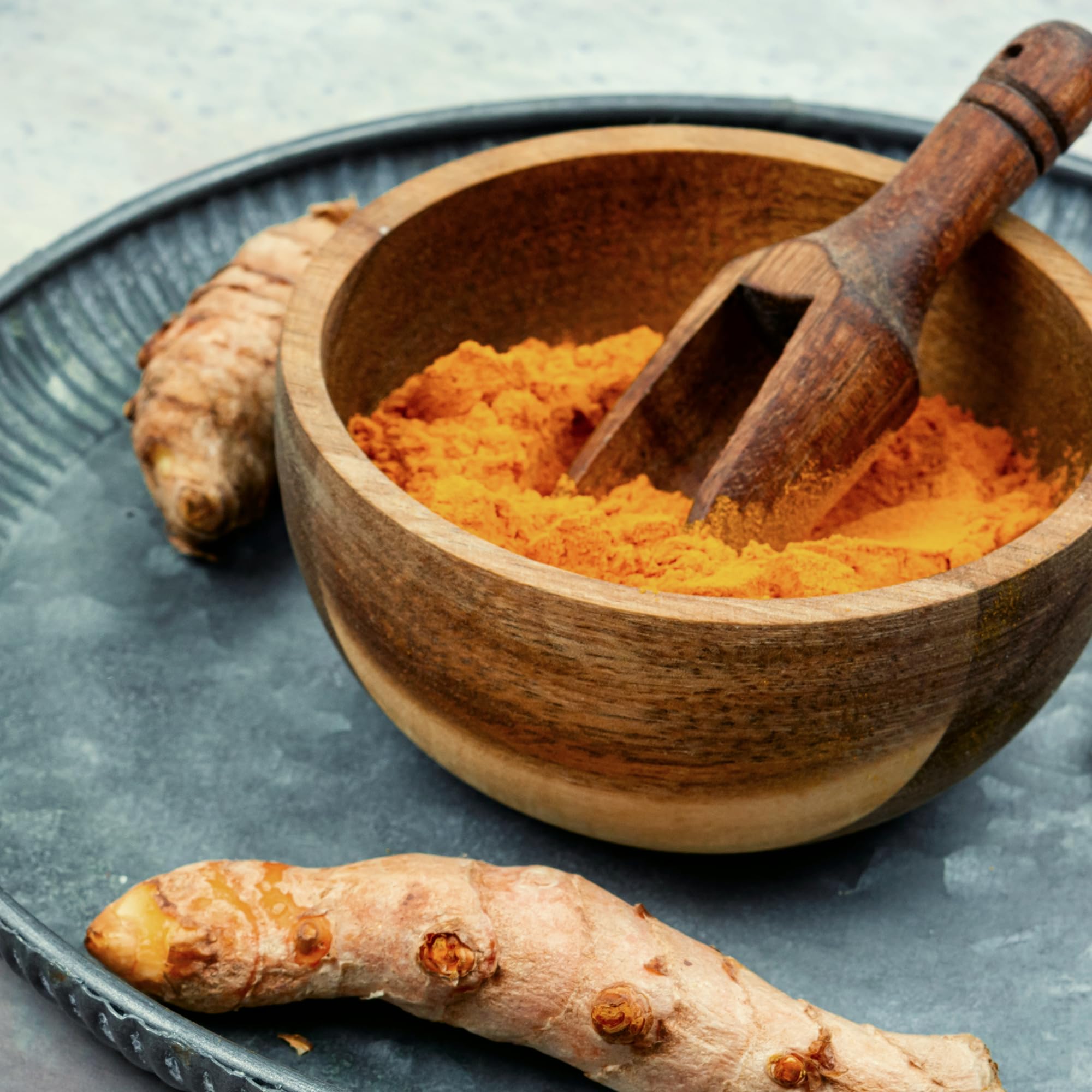 Turmeric powder from Pure Original Ingredients colors curries and rice