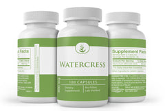 Pure Original Ingredients Watercress capsules packaging shows USA-made quality