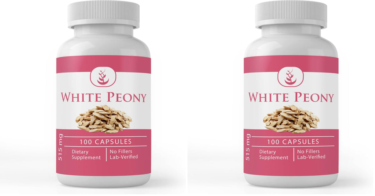 Pure Original Ingredients White Peony capsules bottle for convenient daily wellness.