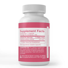 Pure Original Ingredients White Peony capsules close up highlights clean additive free design.
