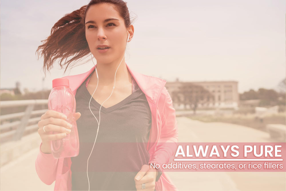 Pure Original Ingredients White Peony capsules pour demonstrates easy dosing.
