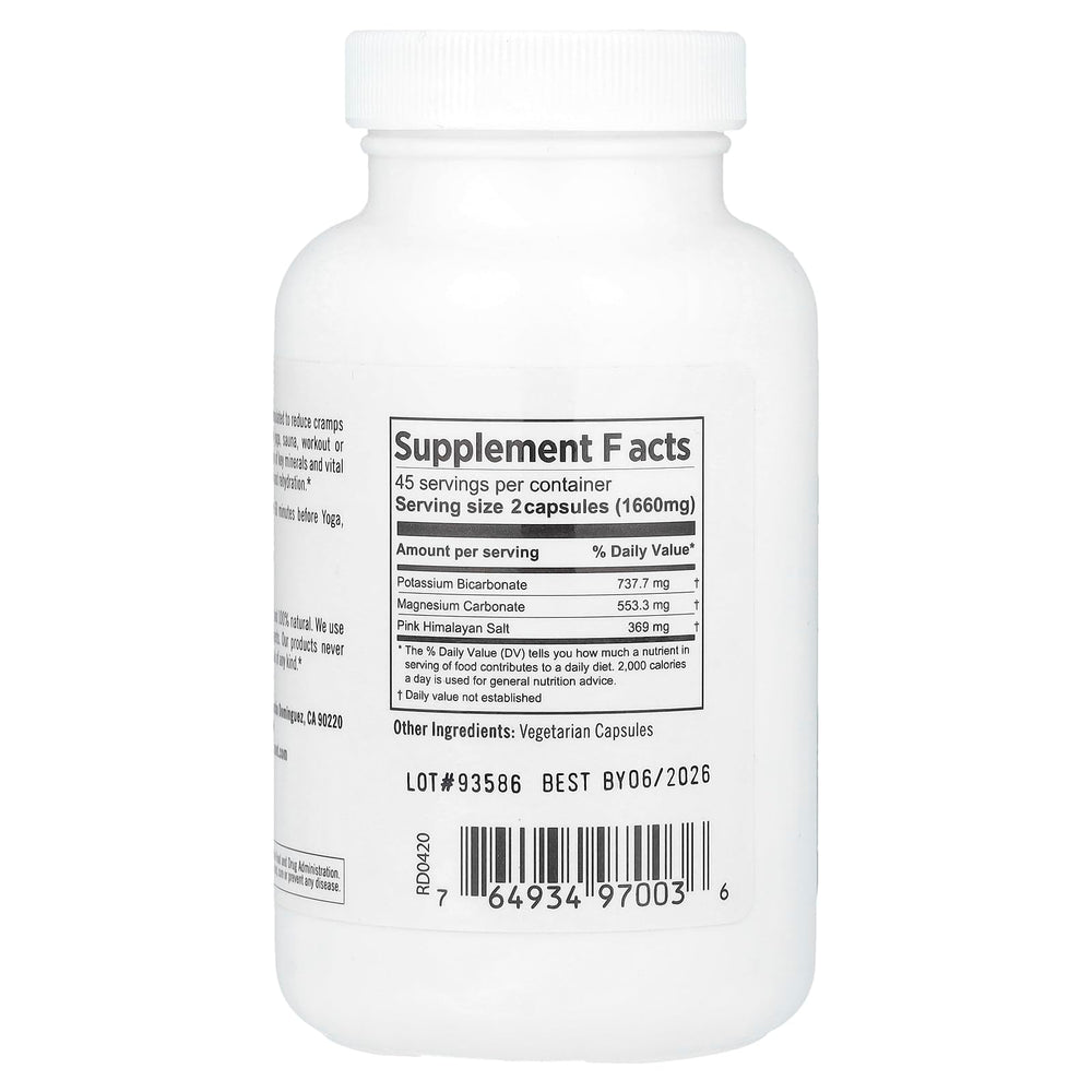 Bottle and label of Pure Planet Sports Salts highlighting high potency electrolytes