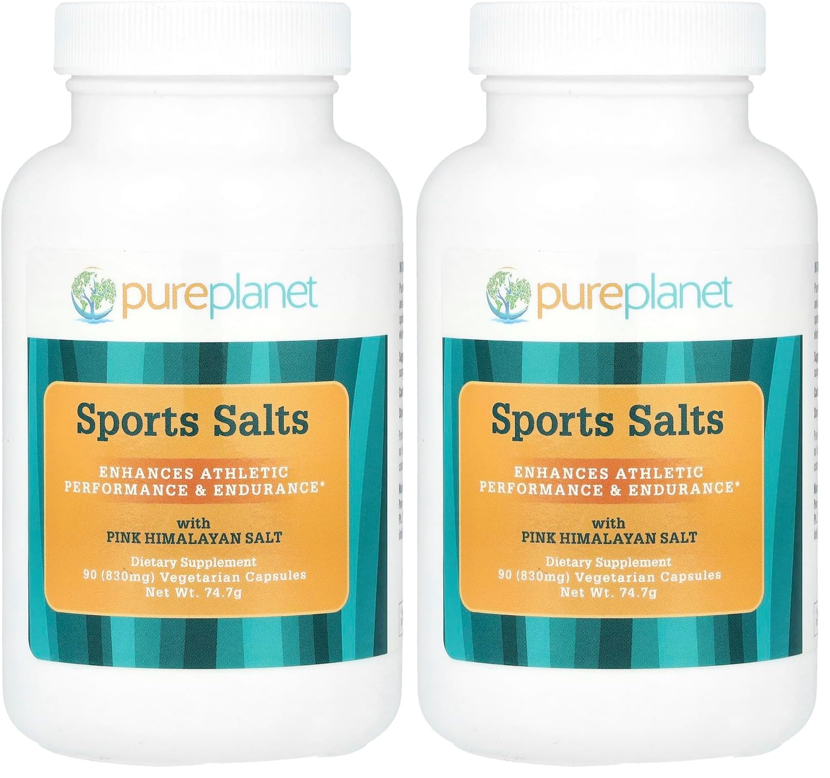 Pure Planet Sports Salts pack front showcasing plant-based electrolytes for athletic hydration