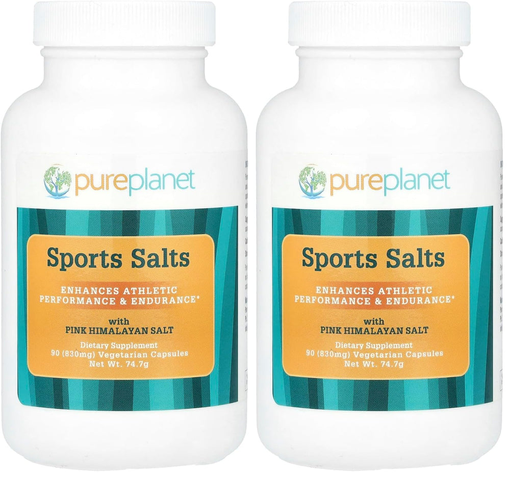Pure Planet Sports Salts pack front showcasing plant-based electrolytes for athletic hydration