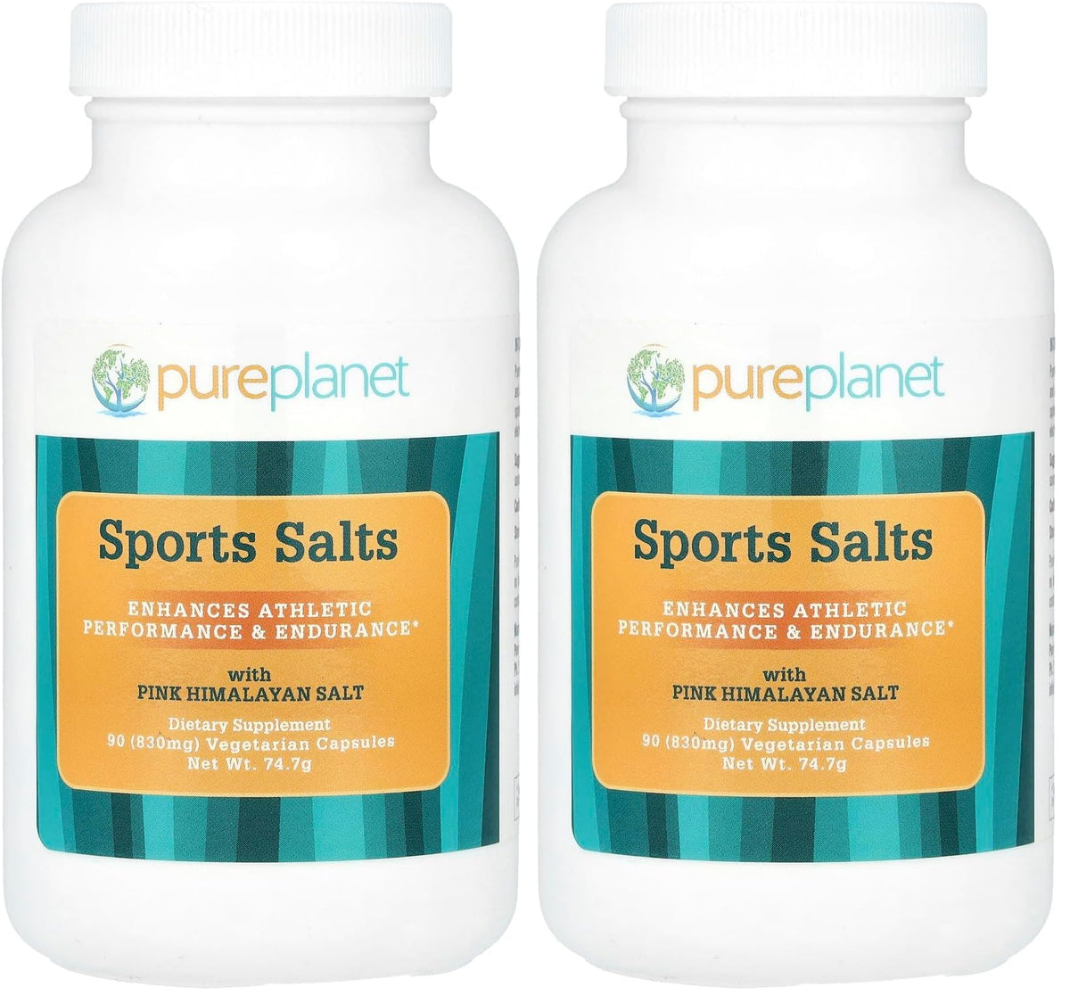 Pure Planet Sports Salts pack front showcasing plant-based electrolytes for athletic hydration