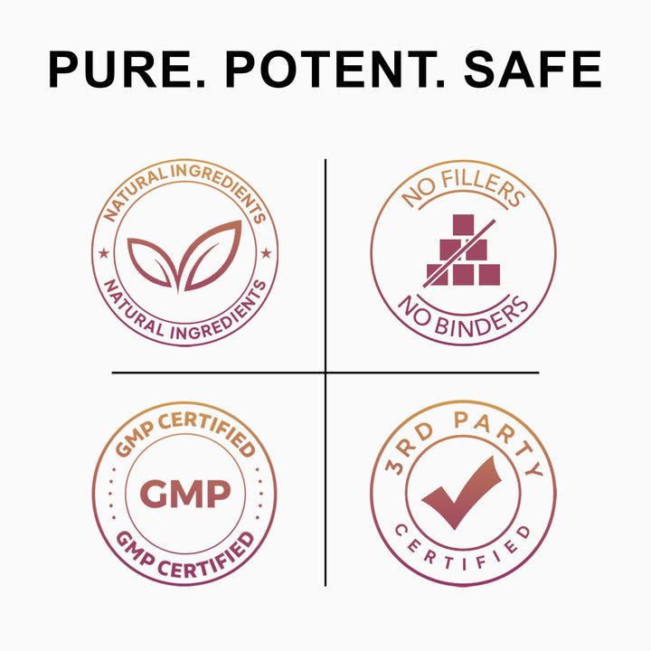 Pure Prana Glutathione 300mg bottle label closeup highlighting premium ingredients.