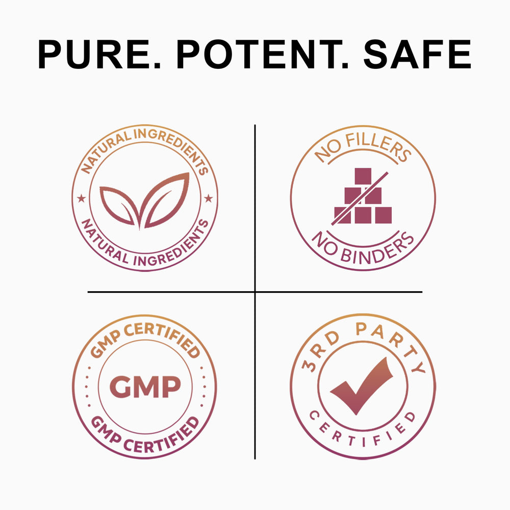 Pure Prana Glutathione 300mg bottle label closeup highlighting premium ingredients.
