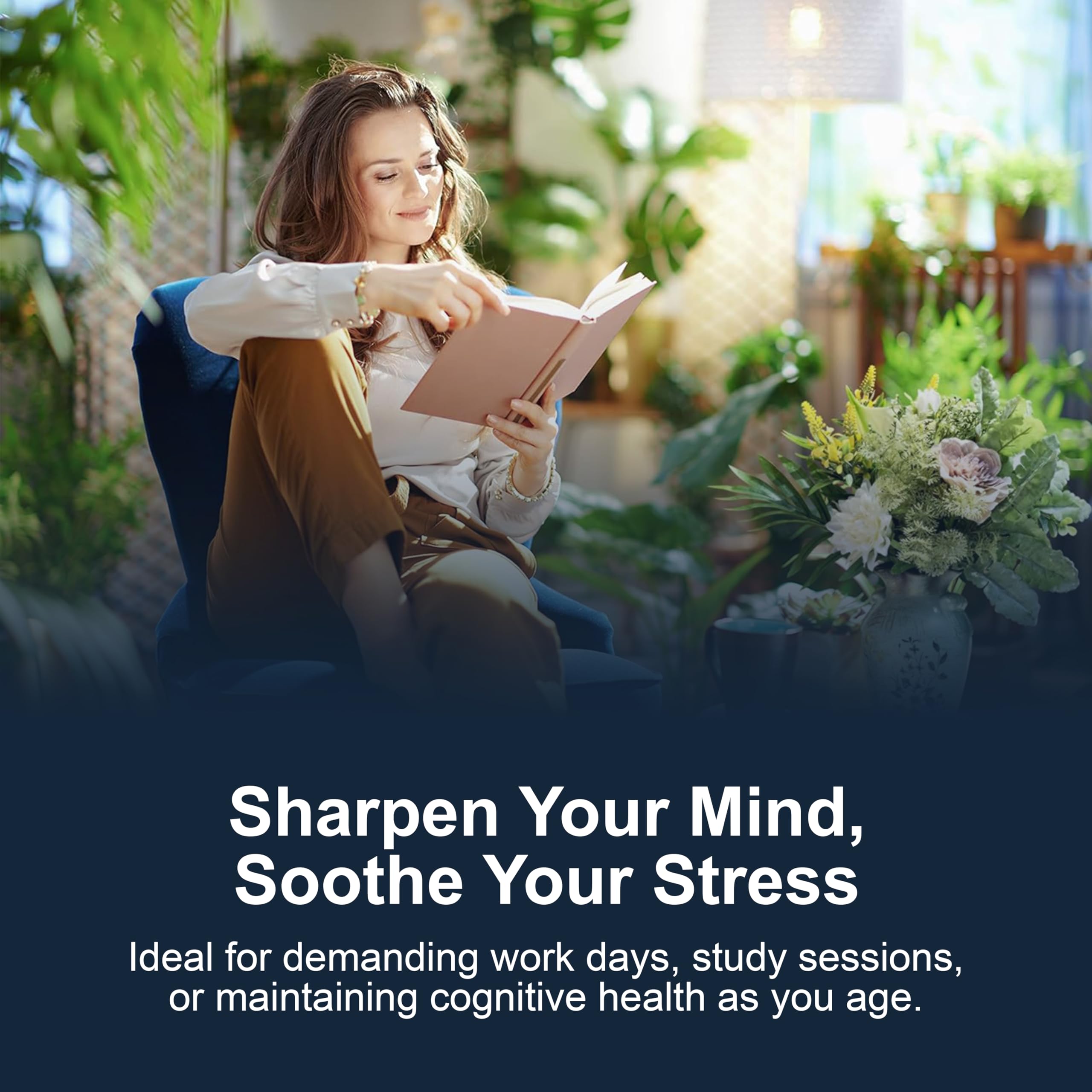 Pure Prana gotu kola leaf signaling mental clarity and cognitive vitality