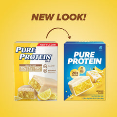 Pure Protein bar providing 20 g protein per serving for workouts.