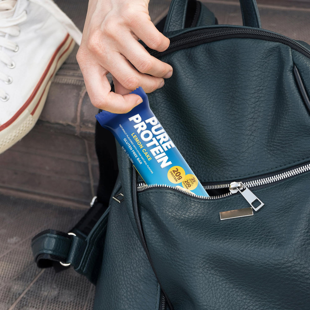 Pure Protein Lemon Cake bar is ideal pre- or post-workout fuel.