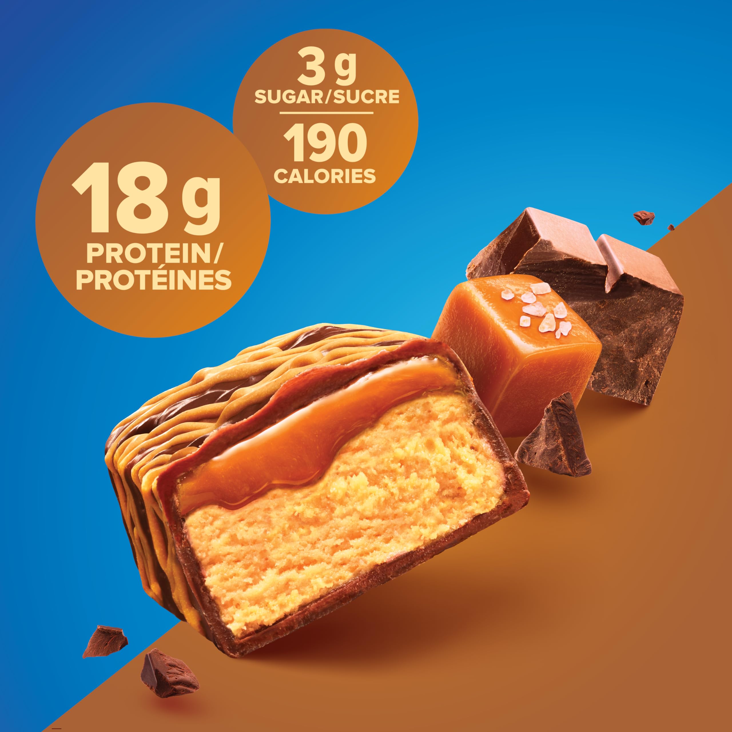 Pure Protein packaging showing gluten-free claim and Canada import