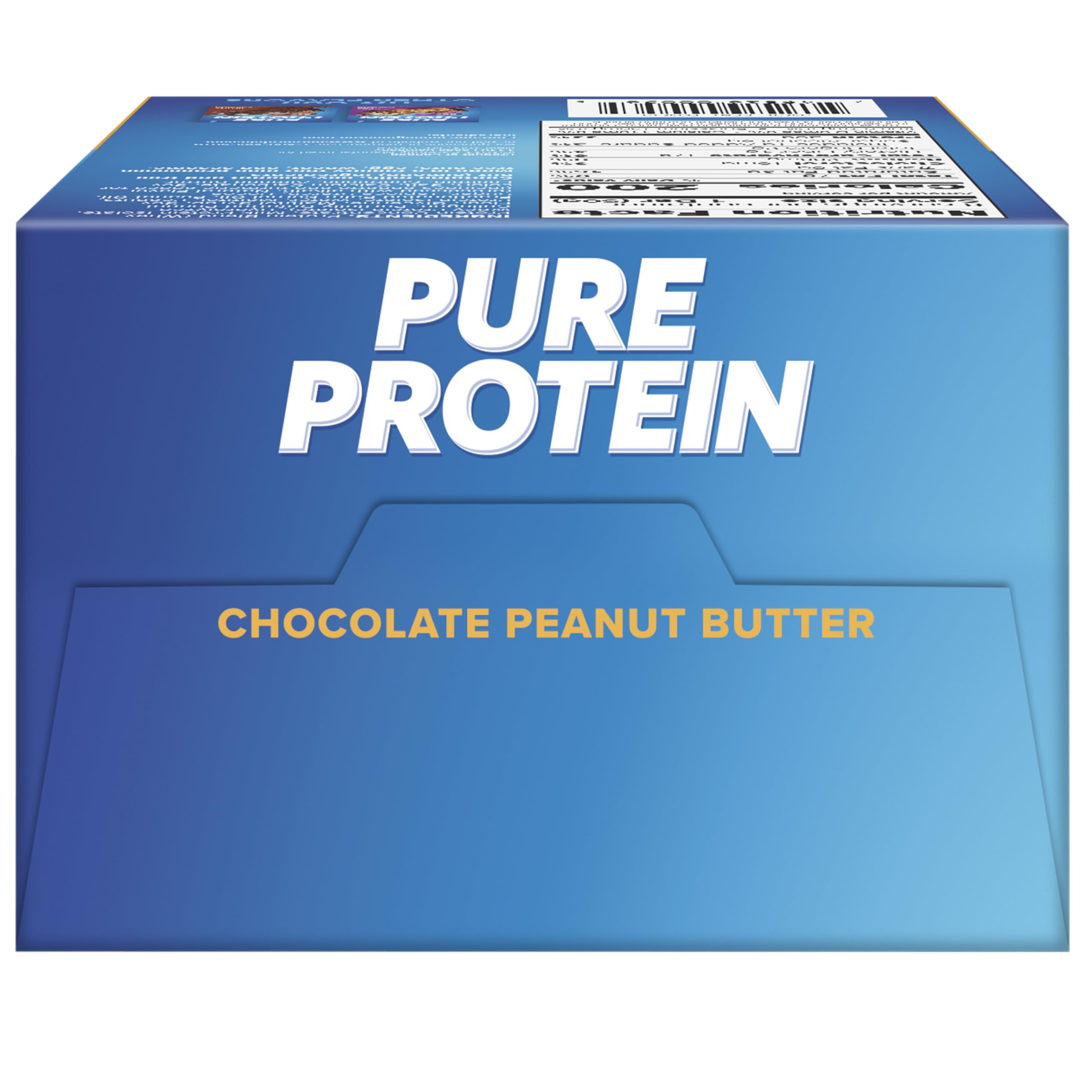 Pure Protein bar ingredients close-up, emphasizing quality protein sources.