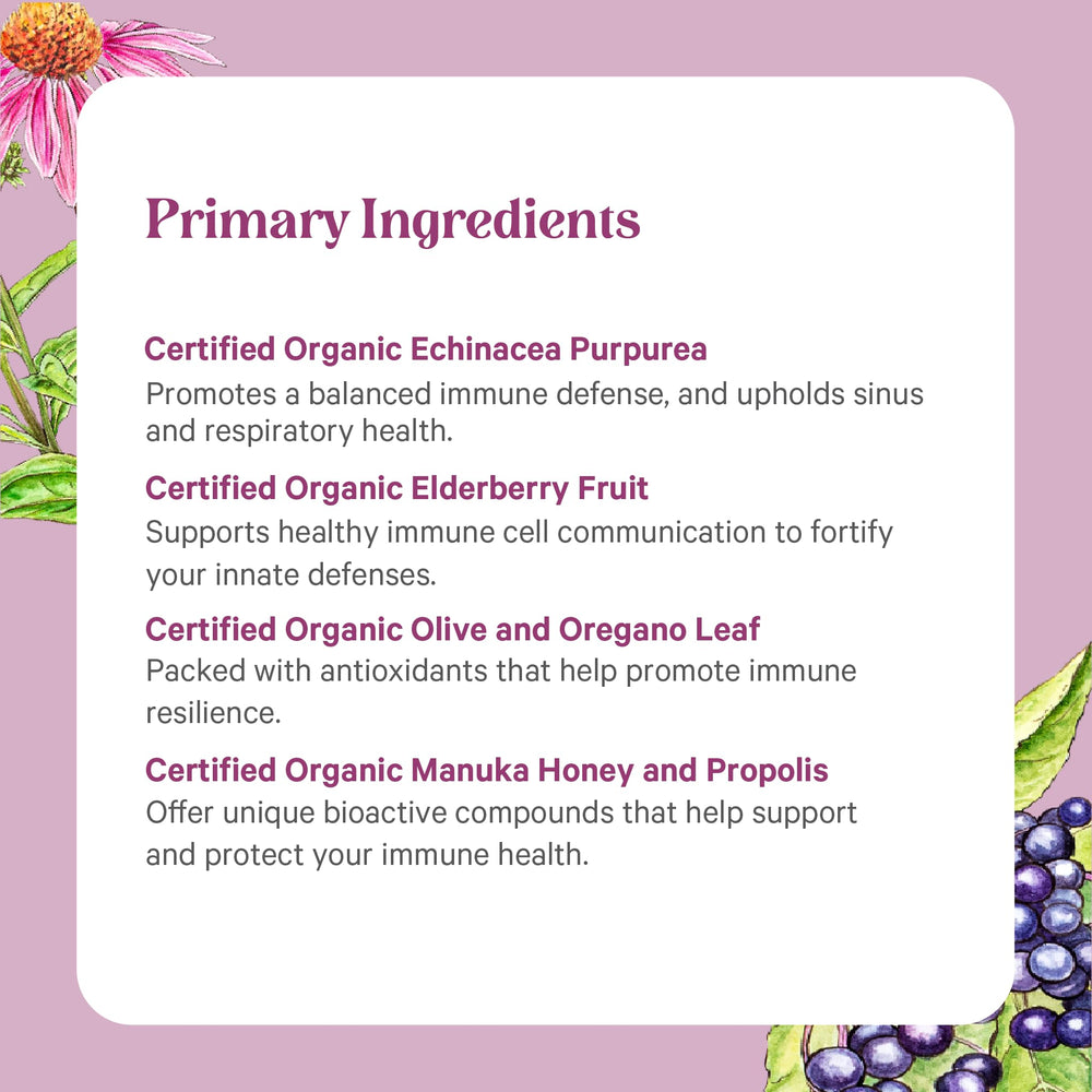 Pure Synergy Rapid Rescue features Manuka honey note and herbal blend