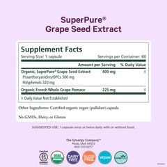 Pure Synergy SuperPure capsules ready for daily use supporting skin vitality