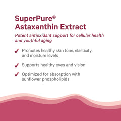 PURE SYNERGY SuperPure organic certification seal highlights purity and potency.