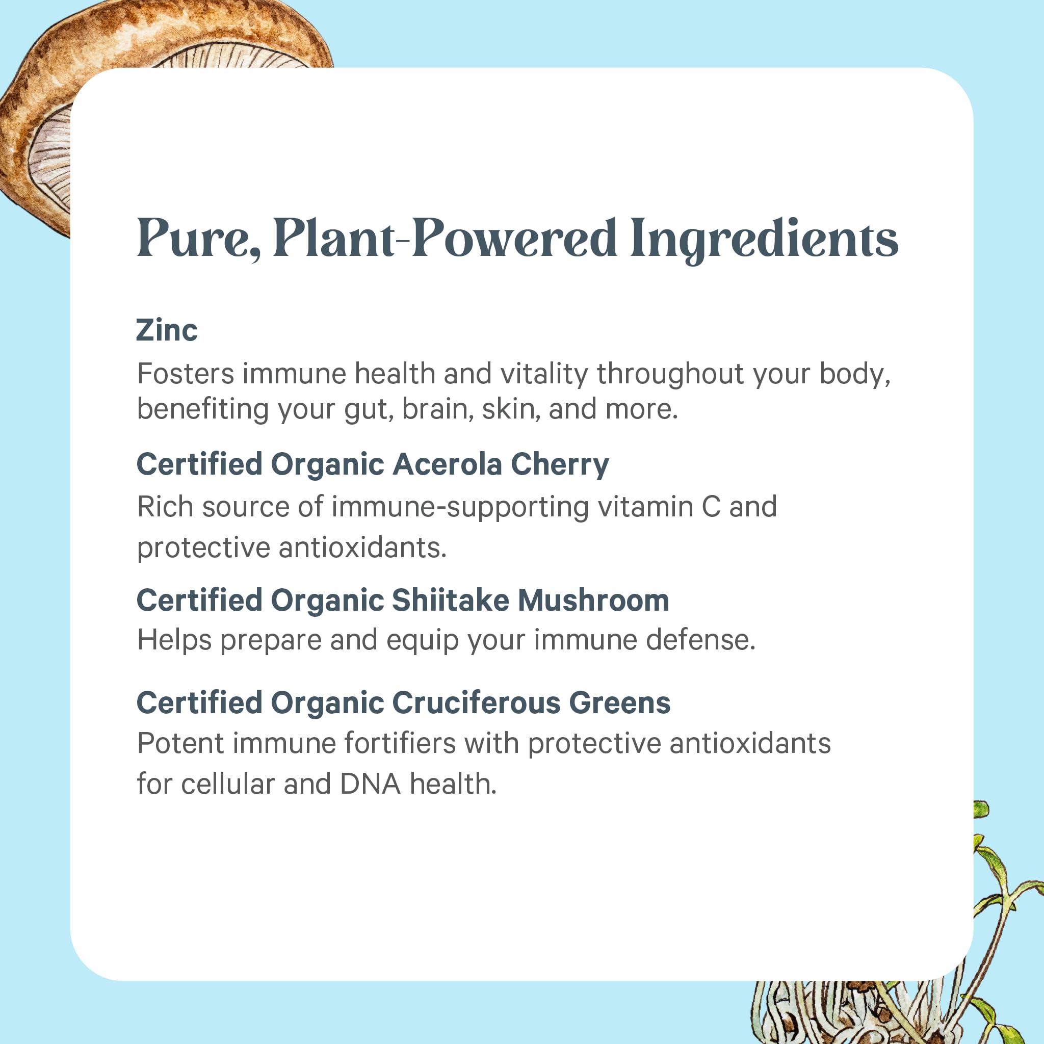 PURE SYNERGY Zinc Complex is vegan, gluten-free, dairy-free for clean use.
