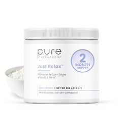 Pure Therapro Rx Just Relax bottle front view for daily mood support.