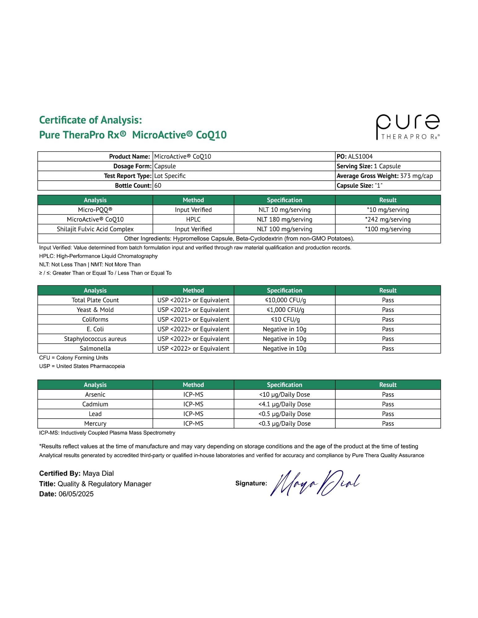 Pure Therapro Rx vegan capsules fit plant-based supplement routines