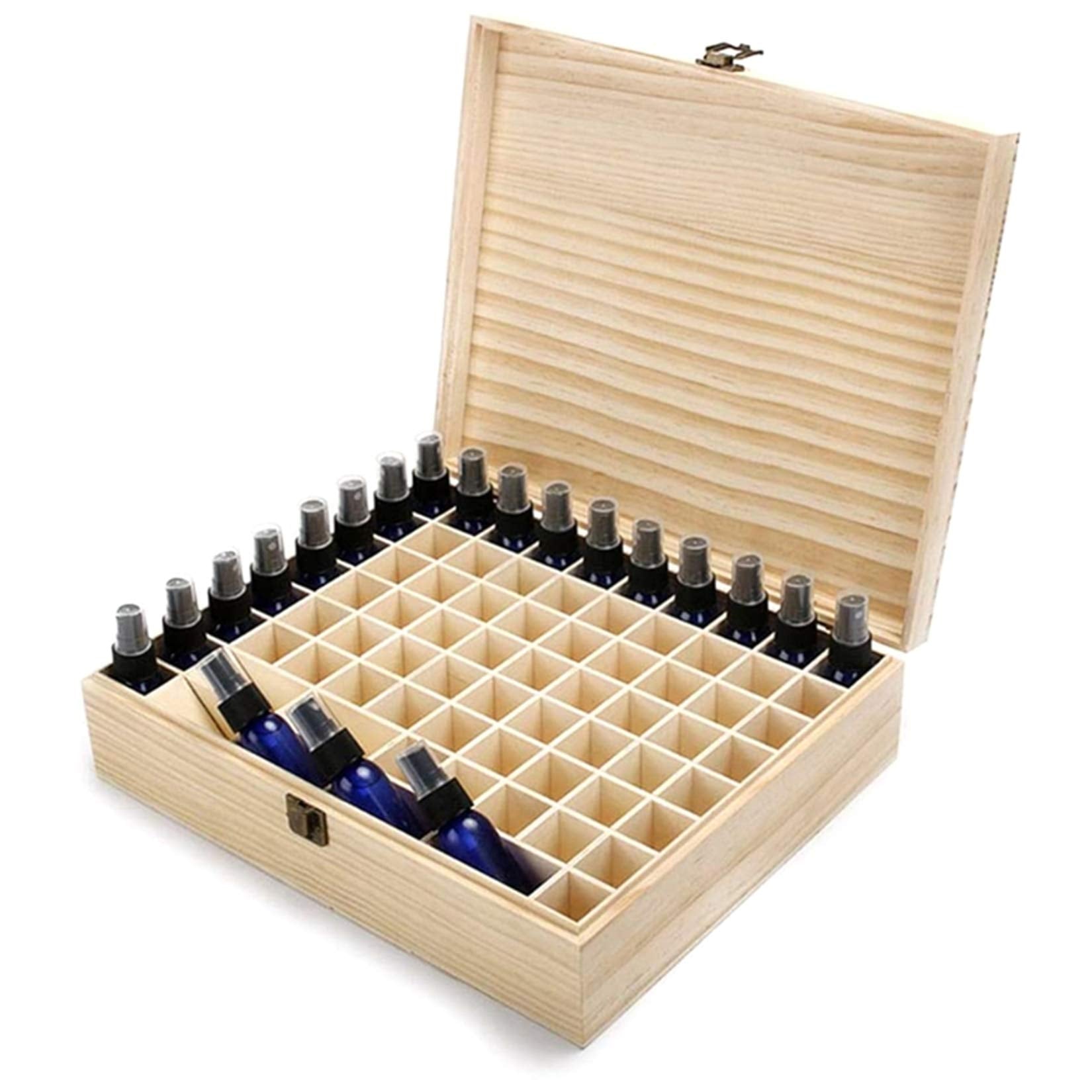Pure Vie box on a dresser keeps oils neatly arranged and ready