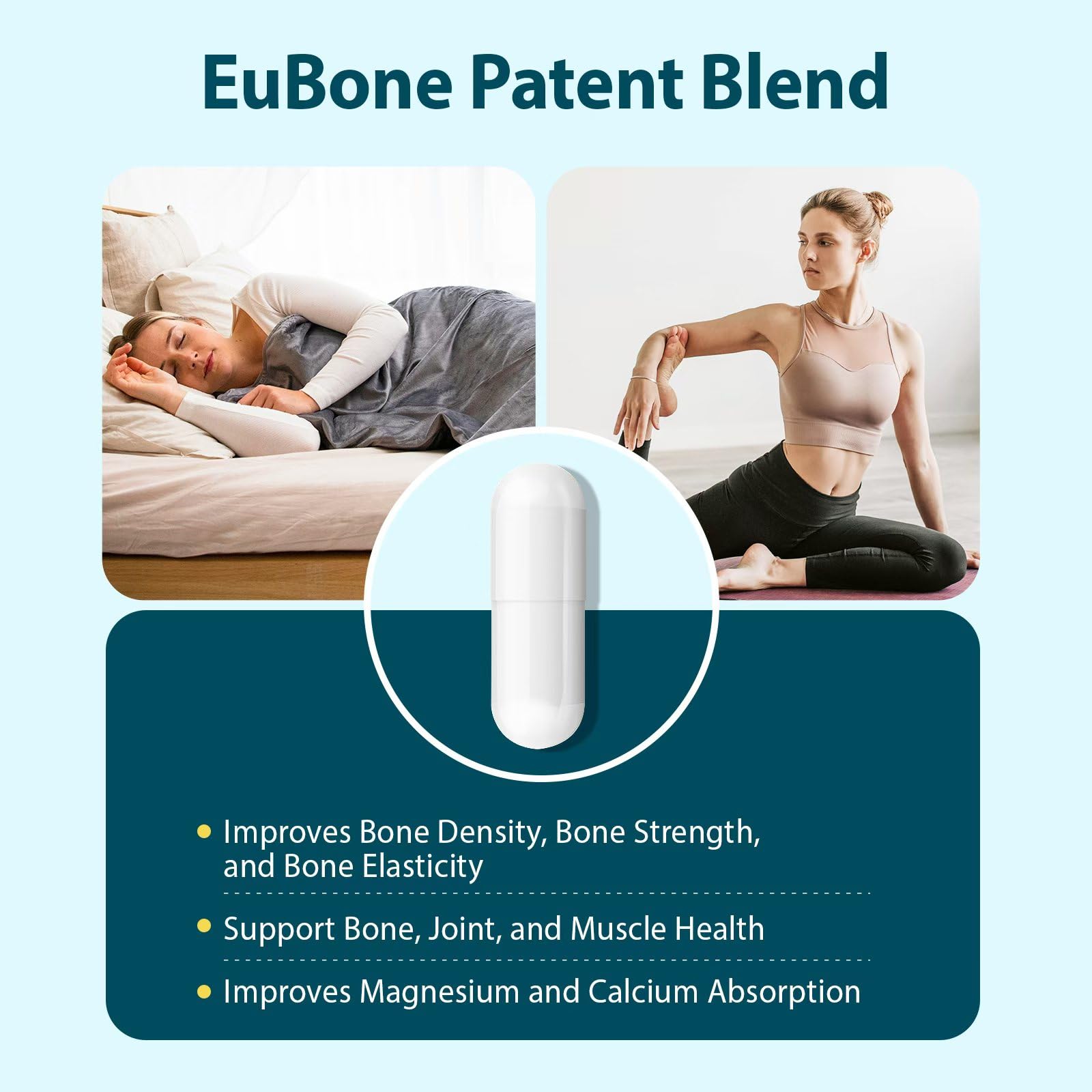 PureBotan nutrition panel highlighting gluten free and third-party tested quality