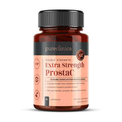 Pureclinica ProstaC bottle front view highlights premium packaging.