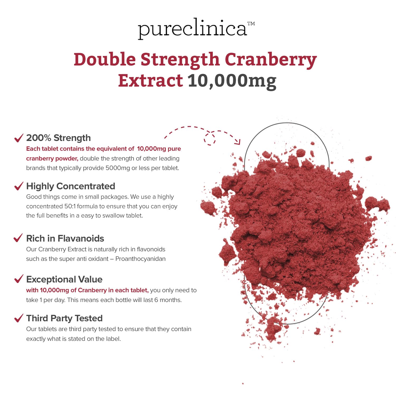 PureClinica quality-testing seal image conveys trusted manufacturing standards.