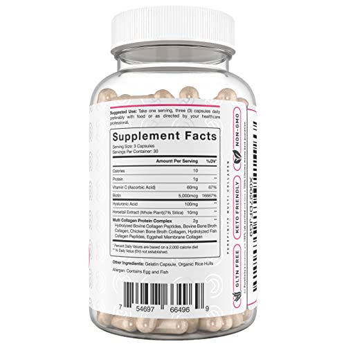 Purefinity Collagen Peptides non-GMO gluten-free badge appealing to health-conscious buyers