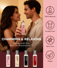 Purefittech pheromone formula with Italian pheromones for warmth-responsive scent