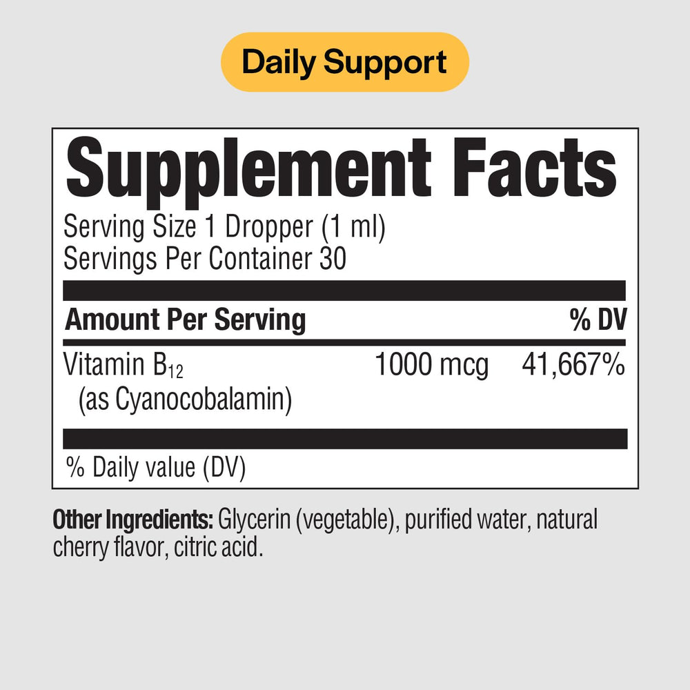 PureFormulas B12 drops sublingual dispense for quick absorption