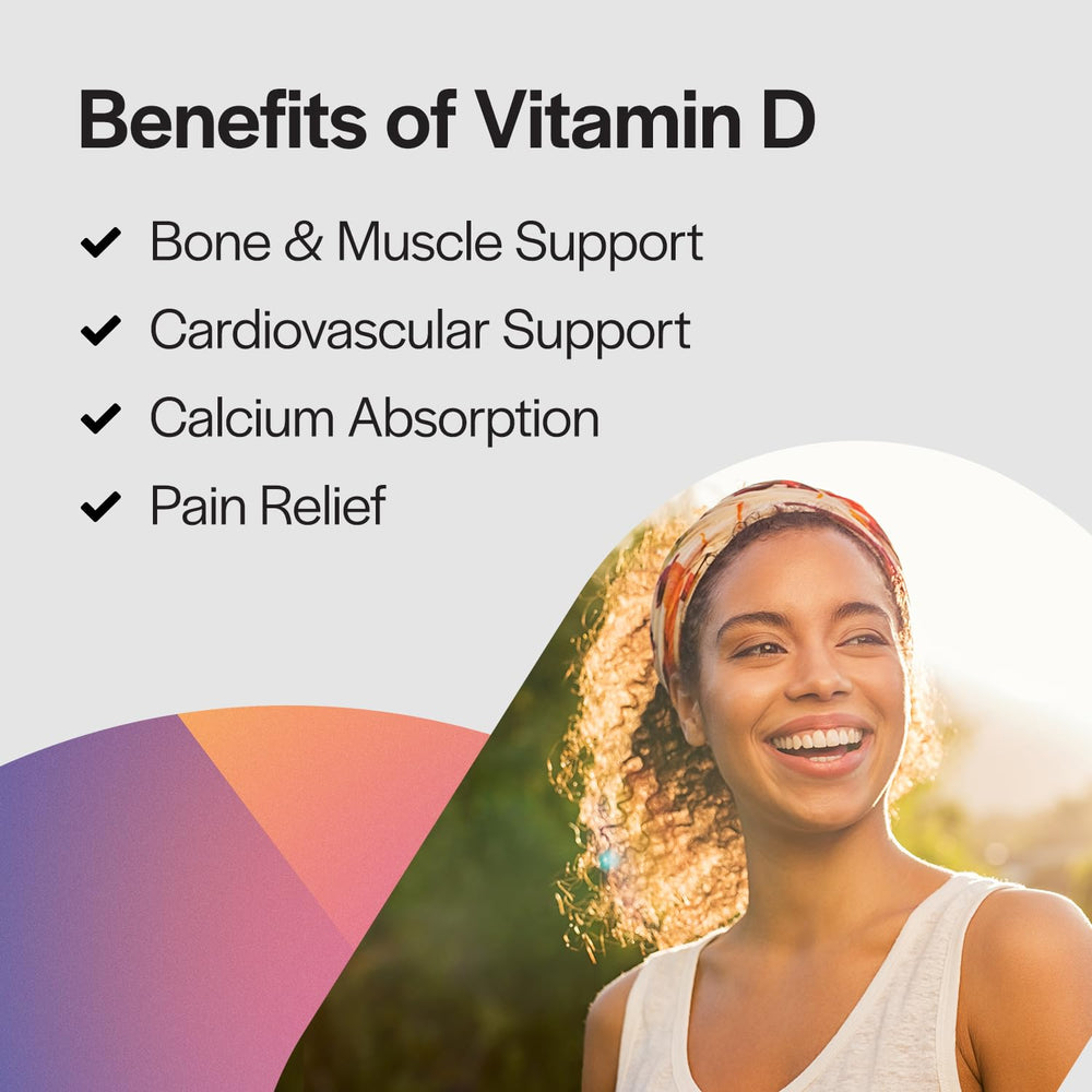 PureFormulas D3 drops ingredient-label closeup showing non-GMO assurance.