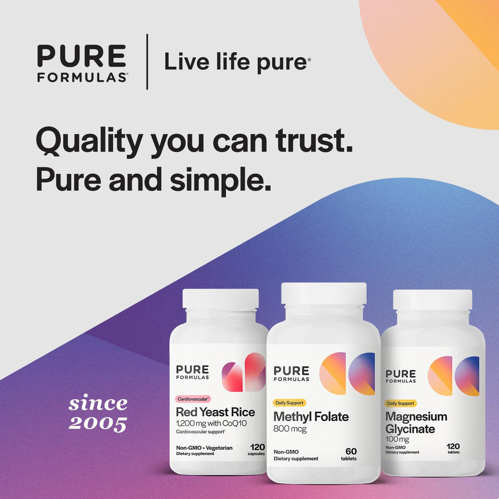 PureFormulas methylfolate 800mcg daily use scene shows easy routine integration