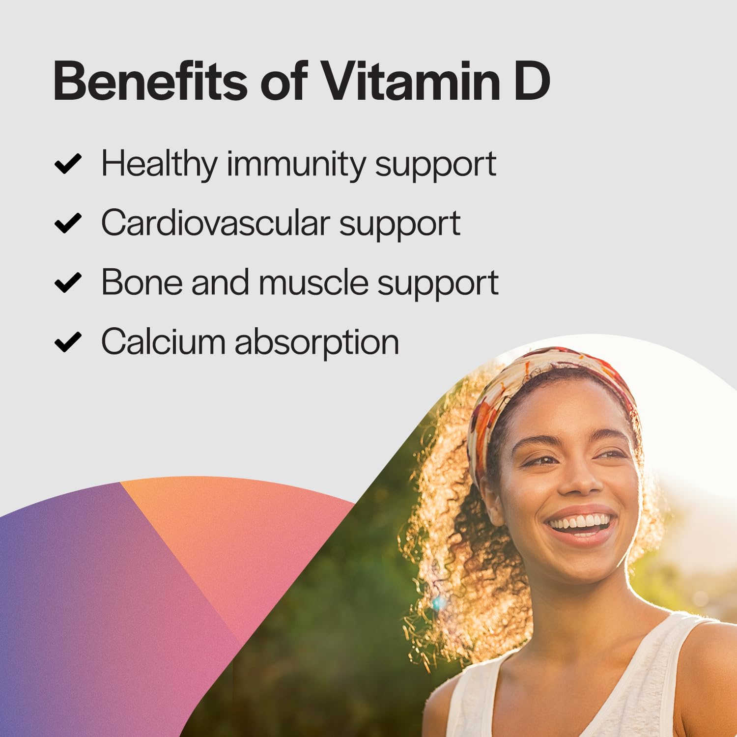 PureFormulas Vitamin D3 1000 IU tablets arranged for easy daily use and mood support.