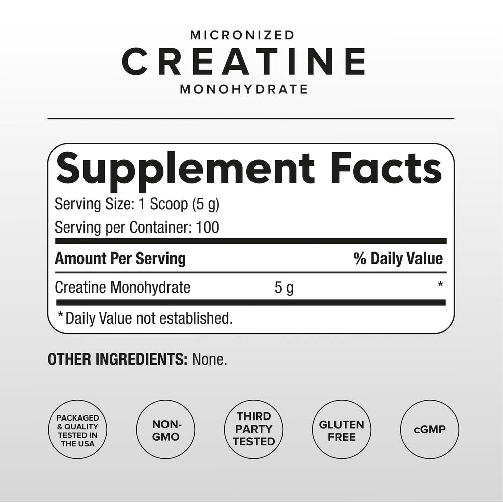 Puregen Labs creatine powder dissolving quickly for easy mixing.