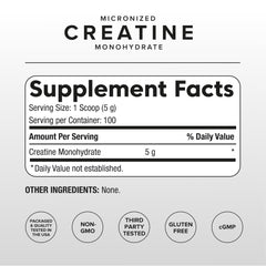 Puregen Labs creatine powder dissolving quickly for easy mixing.