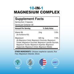 Puregen Labs magnesium capsules closeup highlighting easy-to-swallow veggie capsules